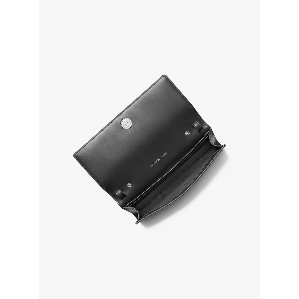 Michael Kors Bolso bandolera piel granulada Carson | Negro