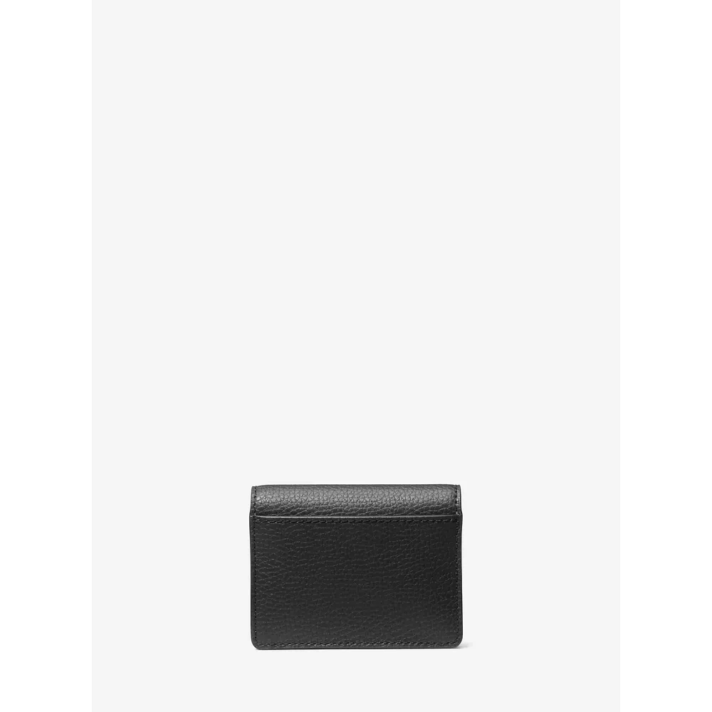 Michael Kors Cartera de piel granulada Carson | Negro