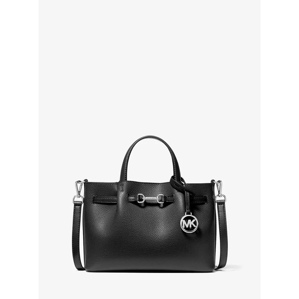 mk785343337_0_webp.webp Michael Kors Bolso Carson de piel granulada | Negro