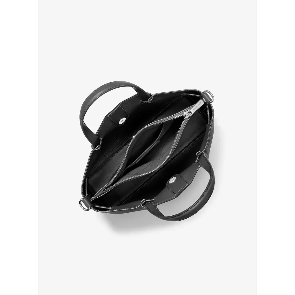 mk785343337_1_webp.webp Michael Kors Bolso Carson de piel granulada | Negro