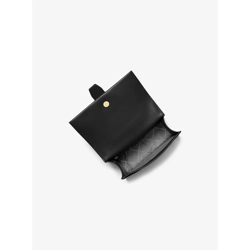 Michael Kors Bolso bandolera Greenwich de piel saffiano | Negro