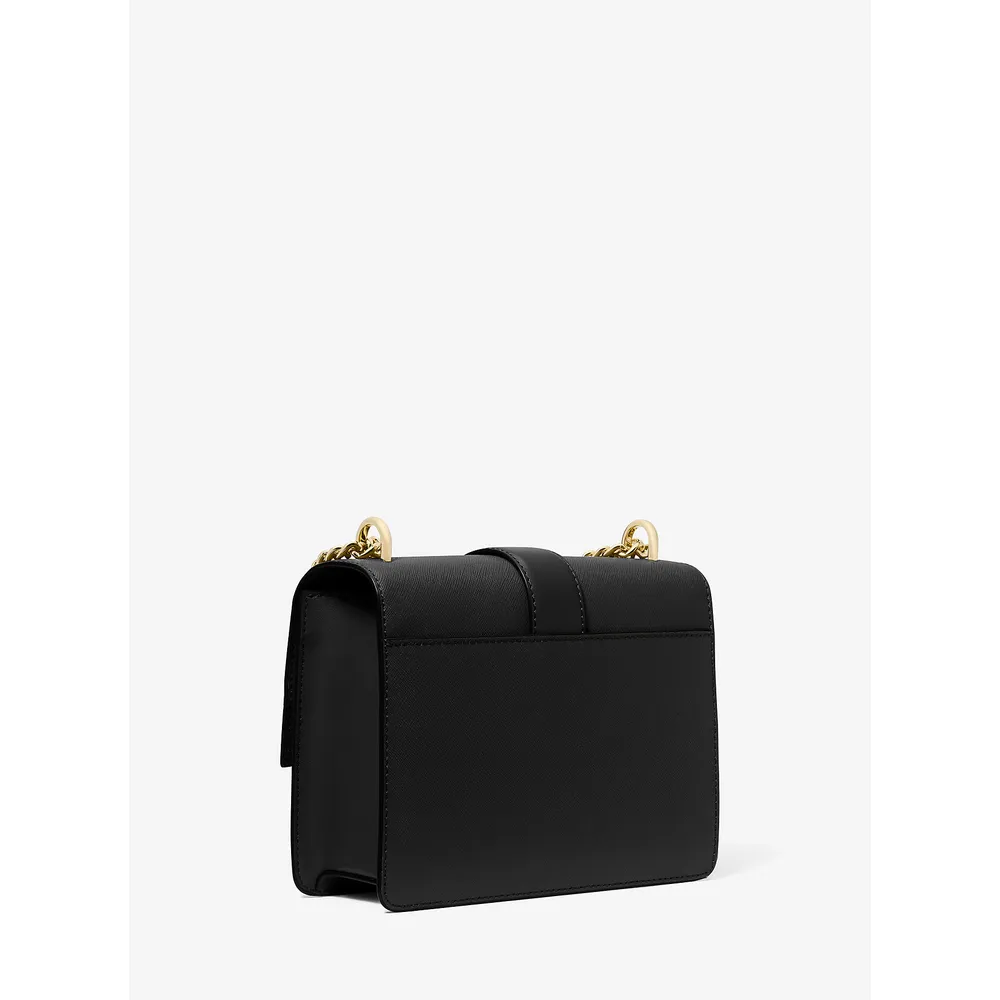 Michael Kors Bolso bandolera Greenwich de piel saffiano | Negro