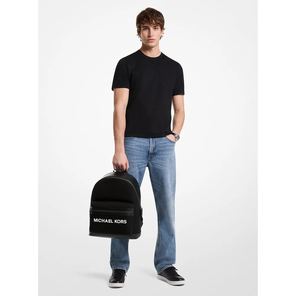Michael Kors Mochila de lona Cooper | Negro