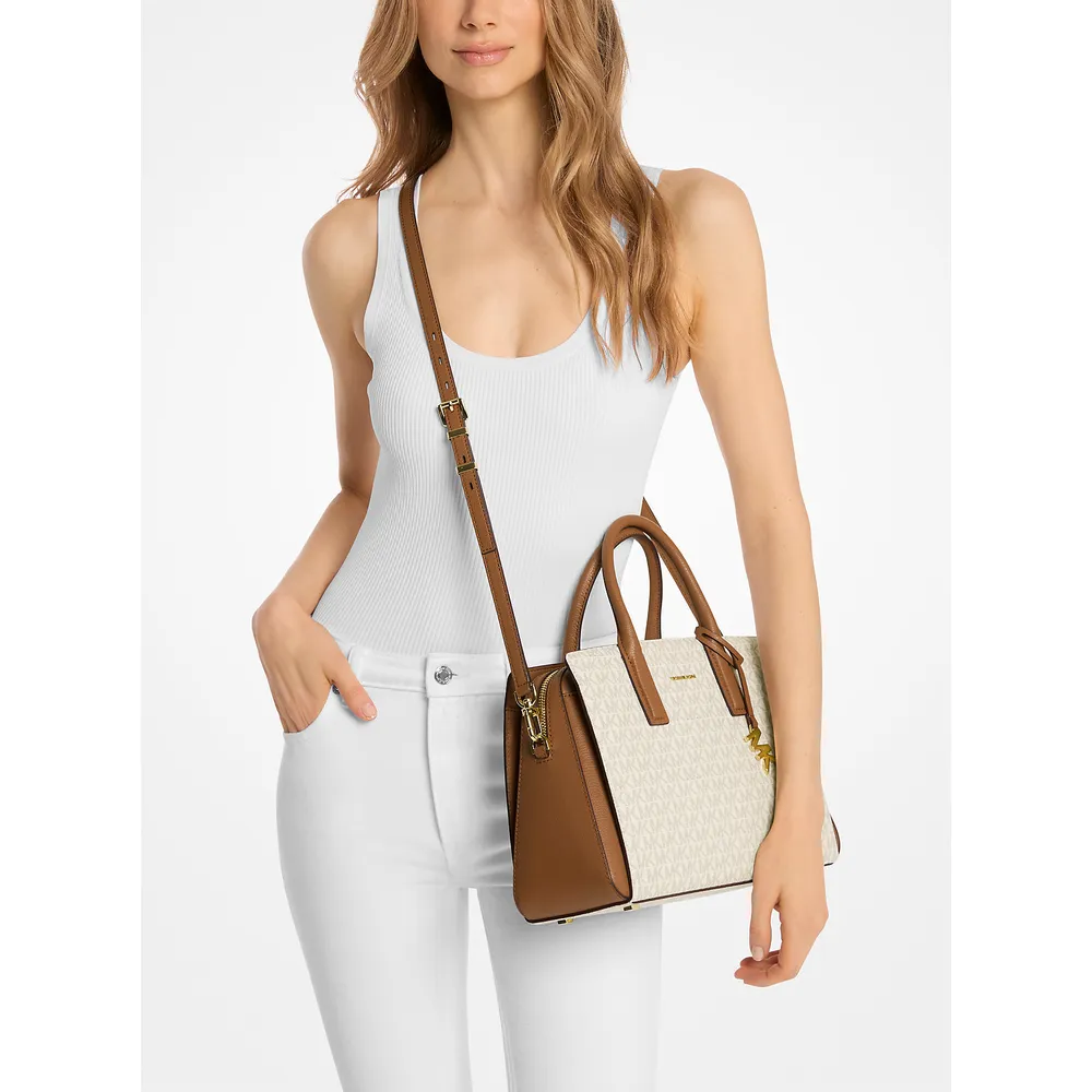 Michael Kors Bolso satchel Bolso Laila' | Vainilla/Bellota