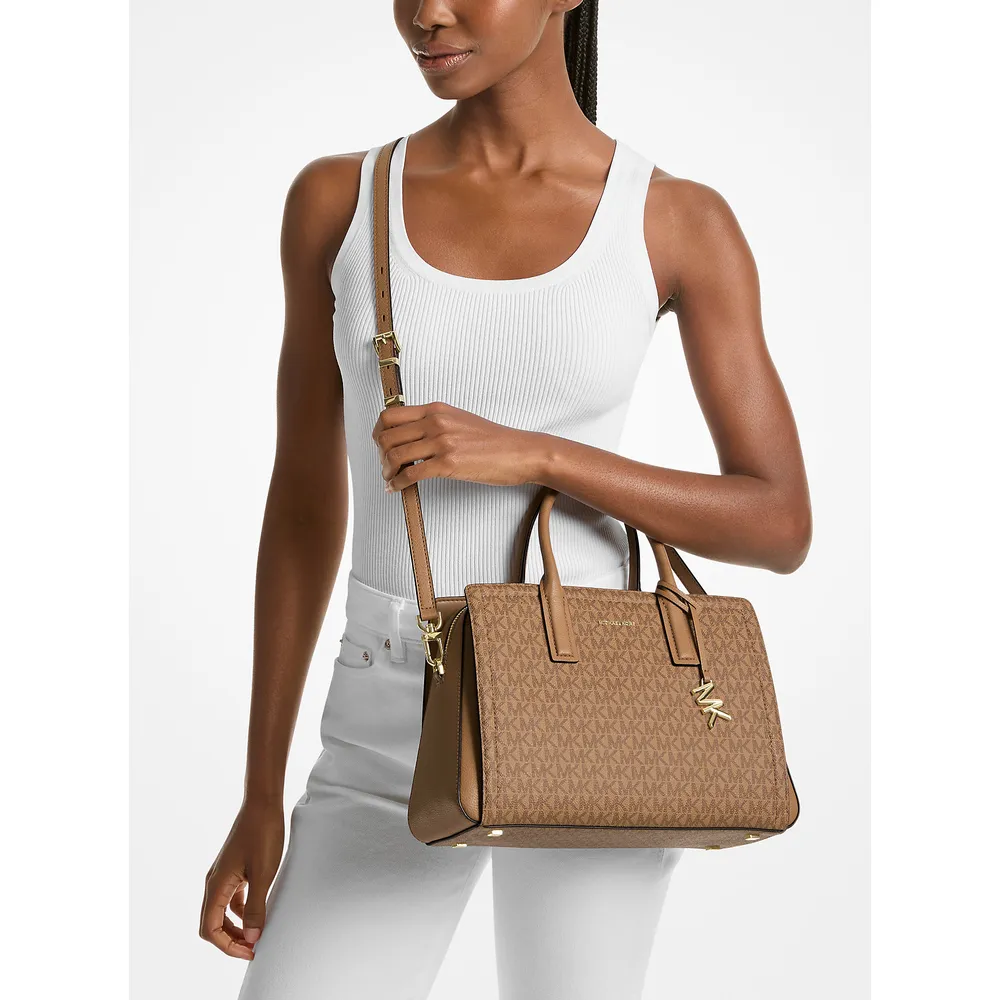 Michael Kors Bolso satchel Bolso con logotipo de la firma Laila | Husk