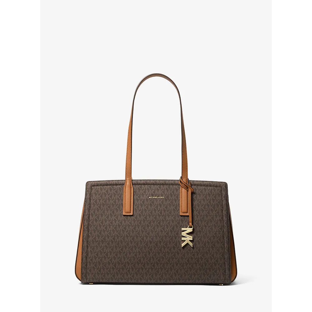Michael Kors Bolso tote Bolso Laila con logotipo de la firma | Brn/Bellota