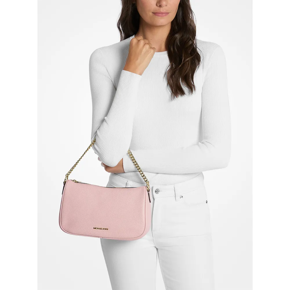 Michael Kors Bolso Carmela de piel granulada | Powder Blush