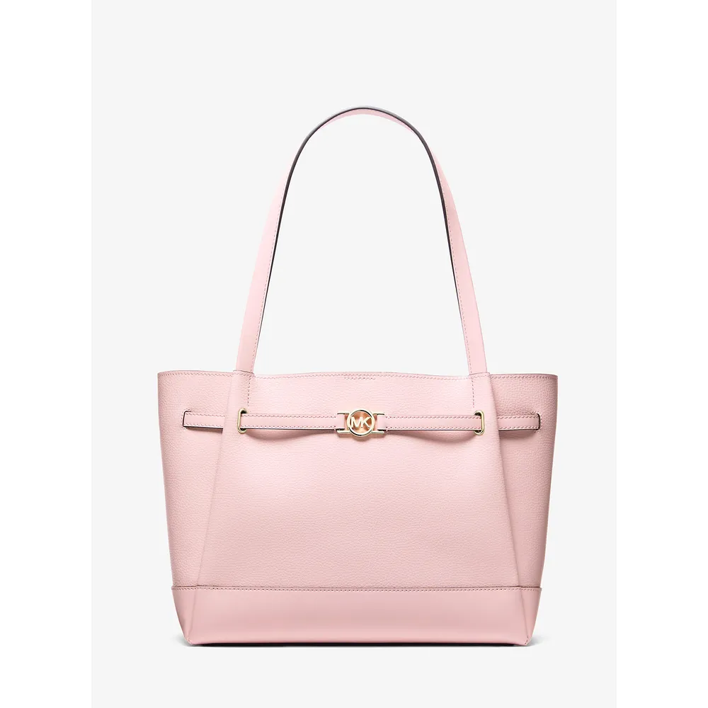 mk785370114_0_webp.webp Michael Kors Bolso tote de piel granulada Reed | Powder Blush