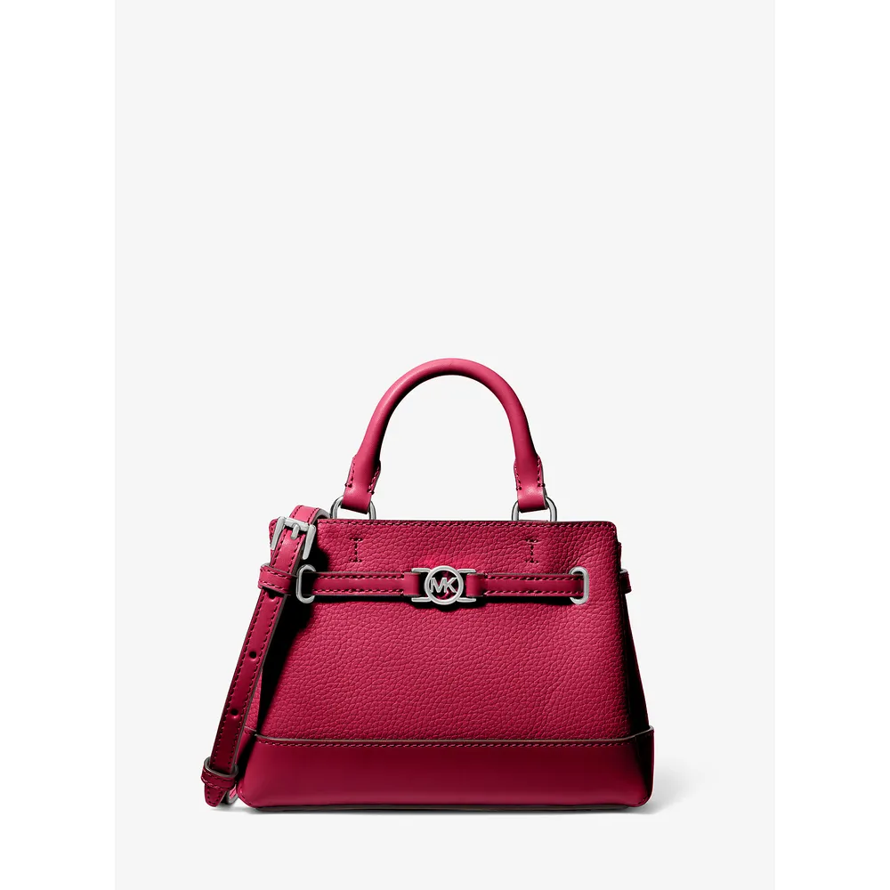 Michael Kors Bolso bandolera Reed de piel granulada | Dk Raspberry