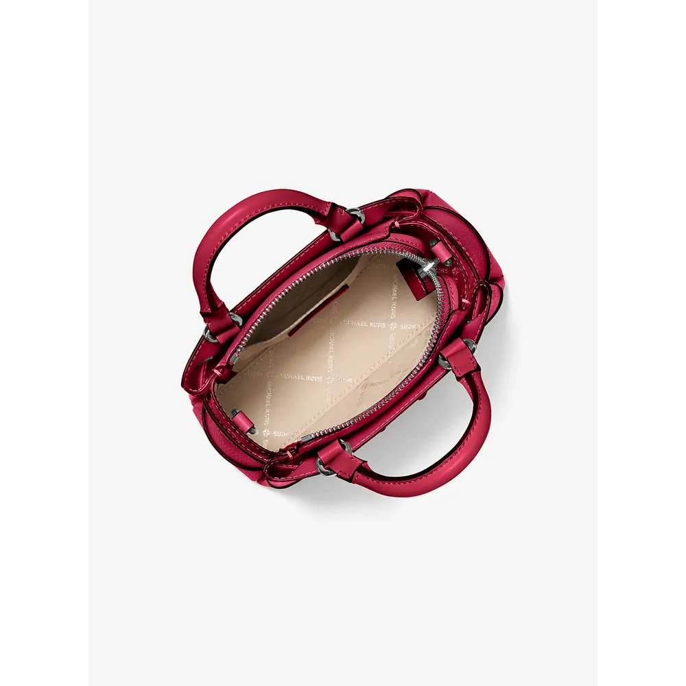Michael Kors Bolso bandolera Reed de piel granulada | Dk Raspberry