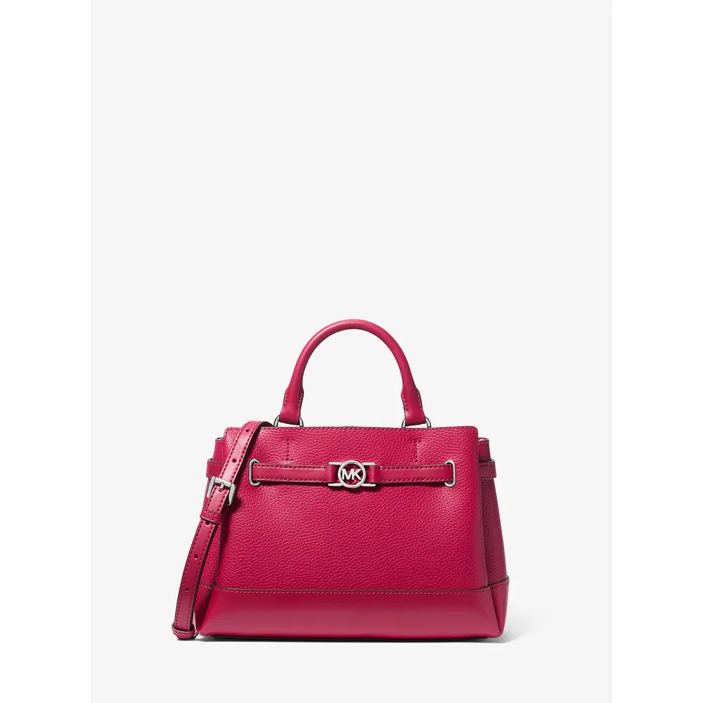 Michael Kors Bolso Reed de piel granulada | Dk Raspberry