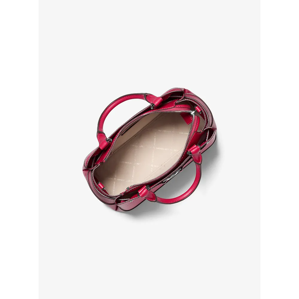Michael Kors Bolso Reed de piel granulada | Dk Raspberry