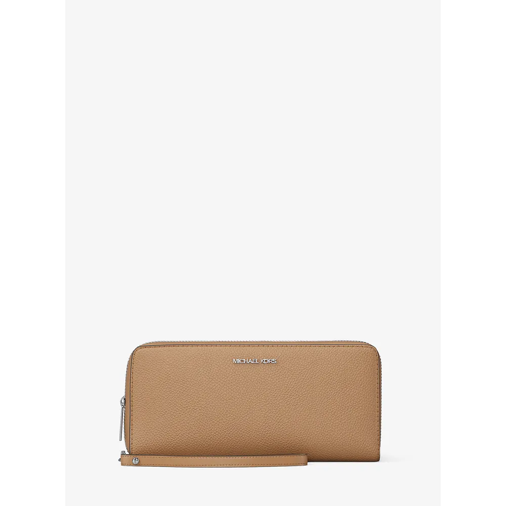 mk785370196_0_webp.webp Michael Kors Cartera continental de piel granulada | Maní