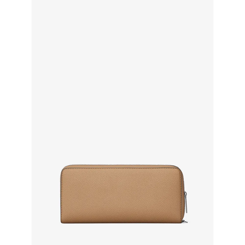 mk785370196_2_webp.webp Michael Kors Cartera continental de piel granulada | Maní