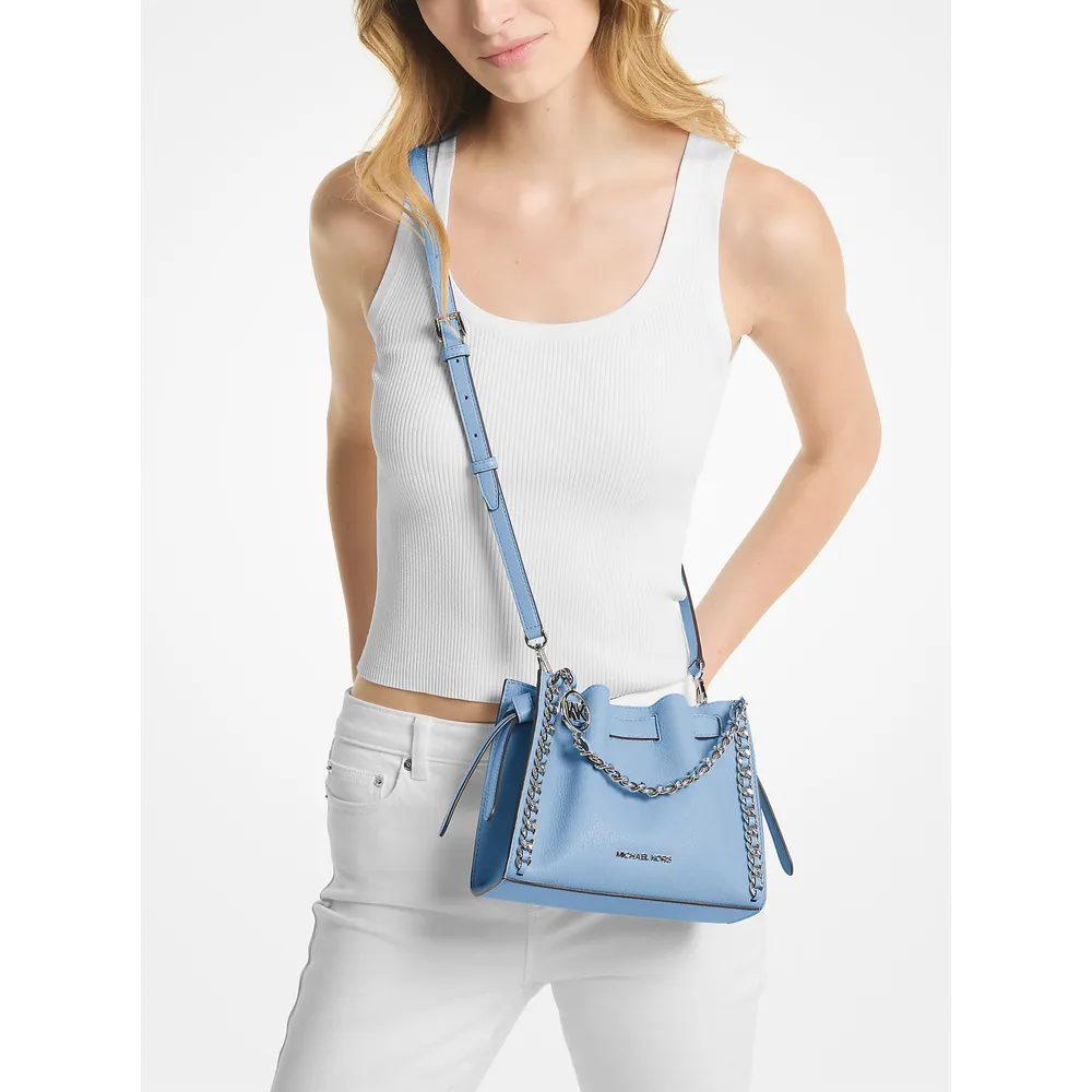Michael Kors Bolso bandolera con cadena Mina | Cielo claro