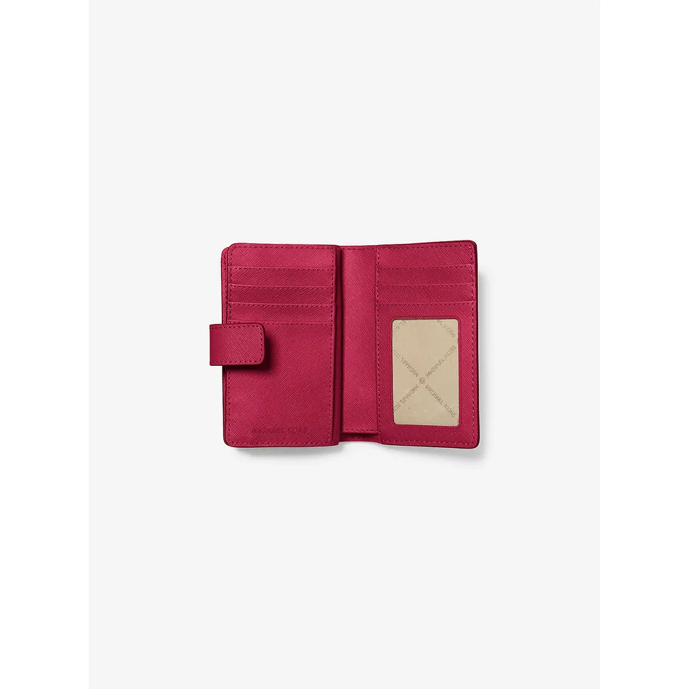 mk785370277_1_webp.webp Michael Kors Cartera de piel saffiano | Dk Raspberry