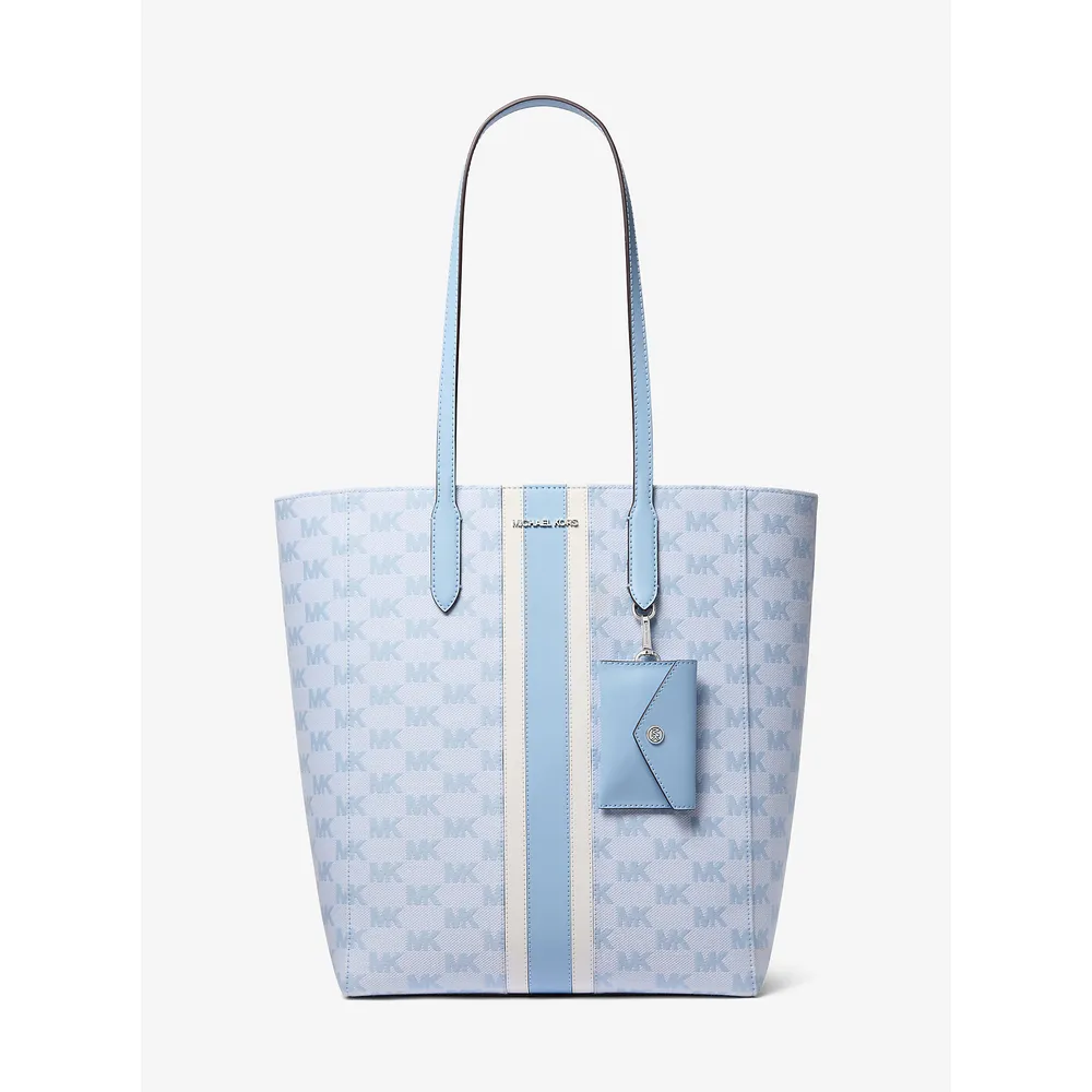 Michael Kors Bolso tote Vincent con logotipo en jacquard | Cielo claro