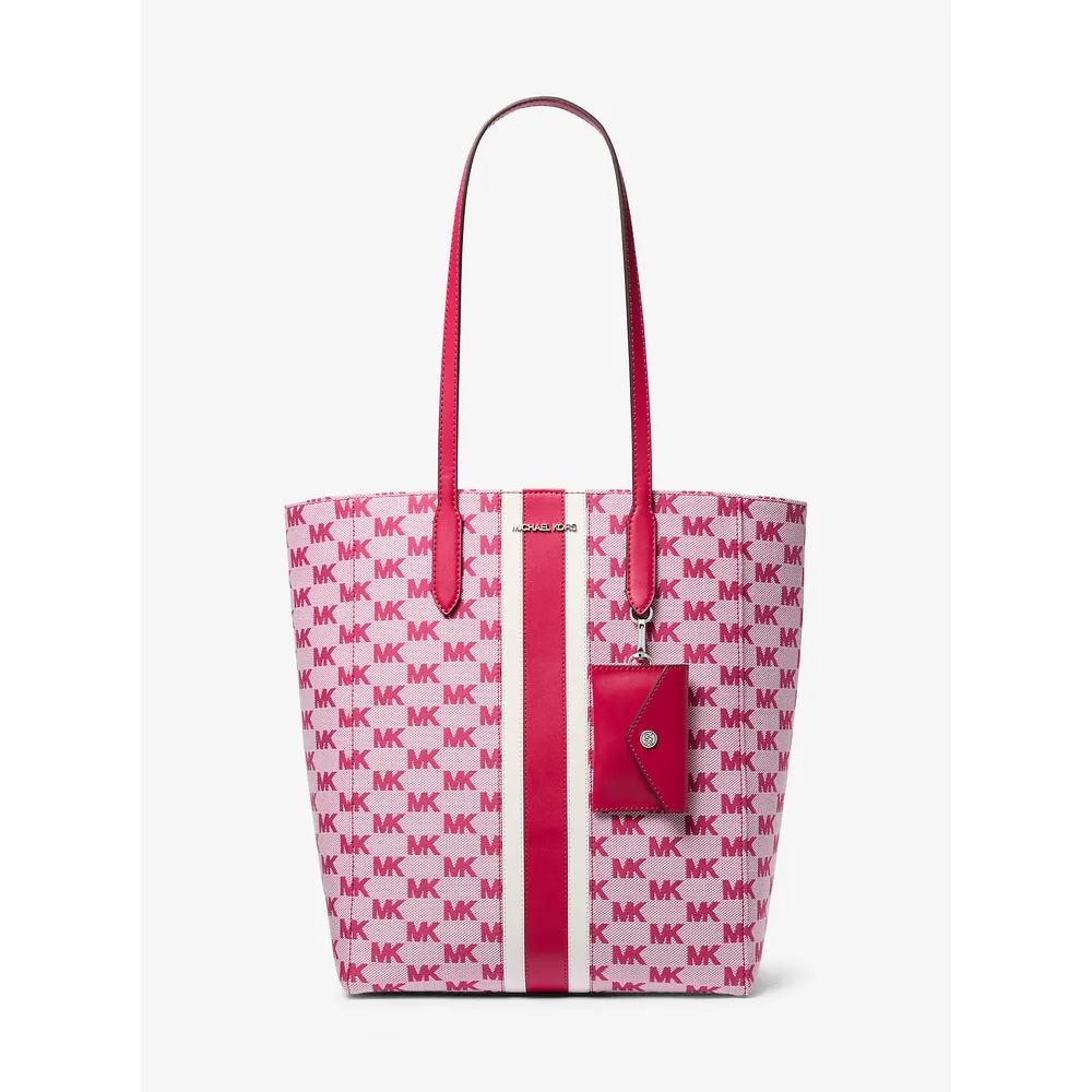 Michael Kors Bolso tote Vincent con logotipo en jacquard | Dk Raspberry