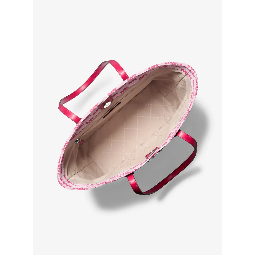 Michael Kors Bolso tote Vincent con logotipo en jacquard | Dk Raspberry