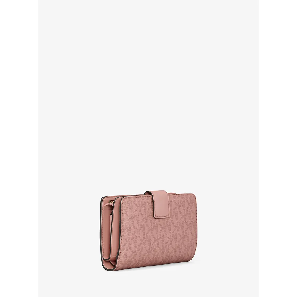 Michael Kors Cartera plegable Jet Set | Powder Blush