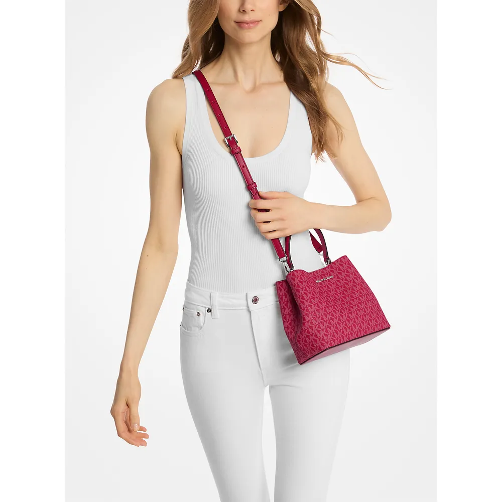 Michael Kors Bolso con logotipo de la firma Pratt | Dk Raspberry