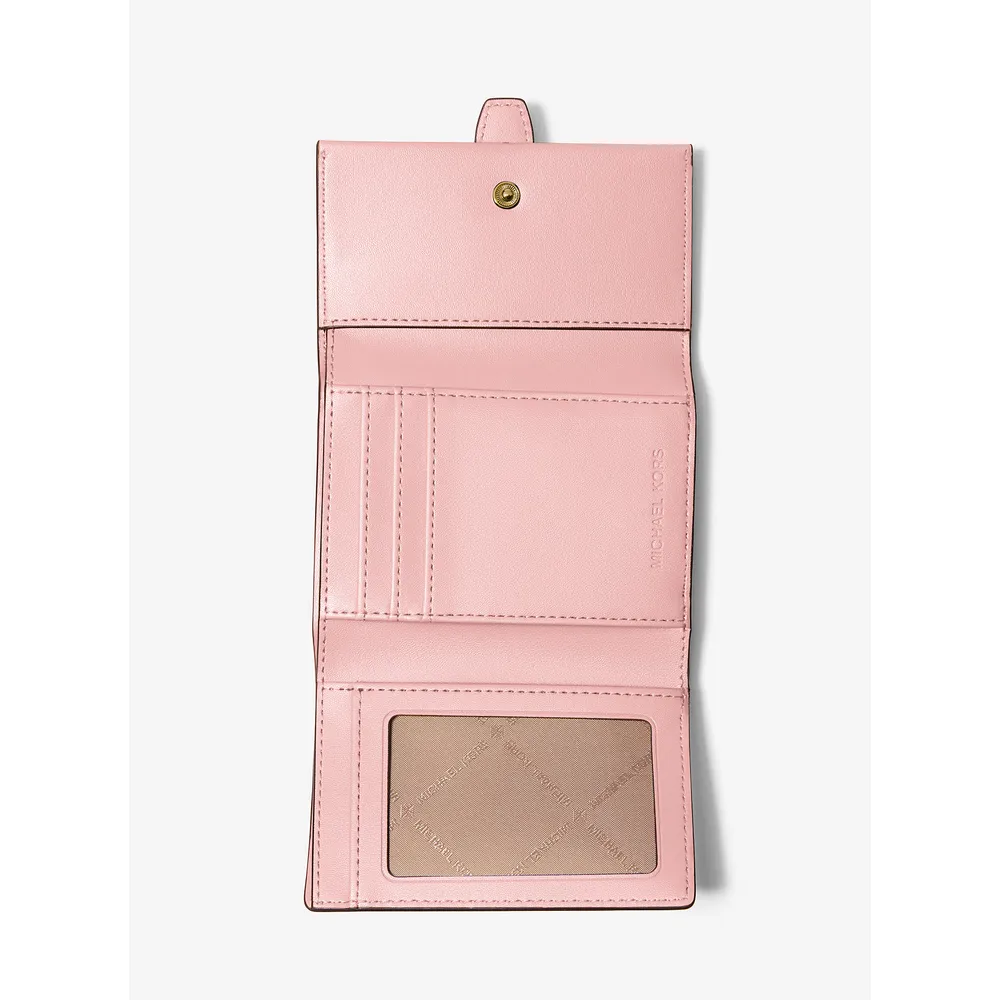 Michael Kors Cartera triple Greenwich de piel saffiano | Powder Blush