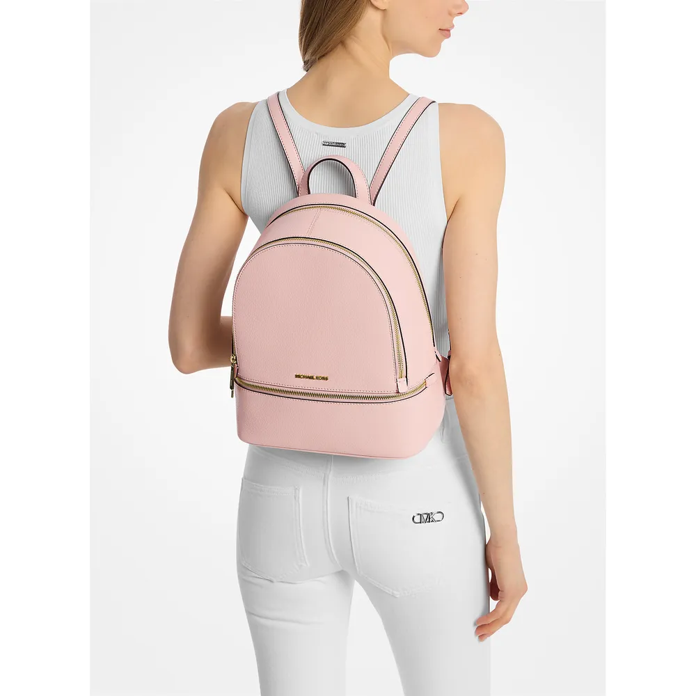 Michael Kors Mochila Rhea´ de piel granulada | Powder Blush