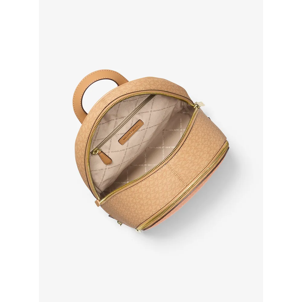 Michael Kors Mochila Rhea con logo de la firma | Pop Orange Multi