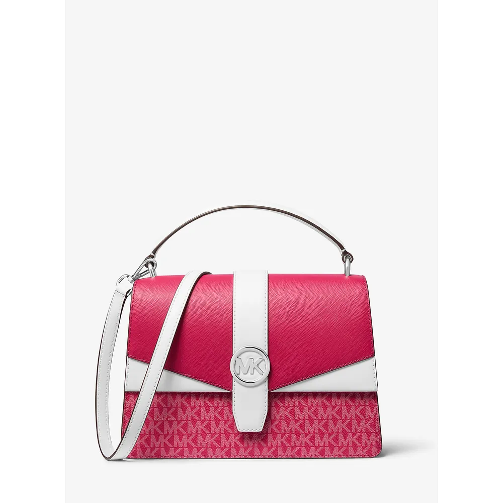 mk785370601_0_webp.webp Michael Kors Bolso satchel Greenwich | Dk Raspberry Multi