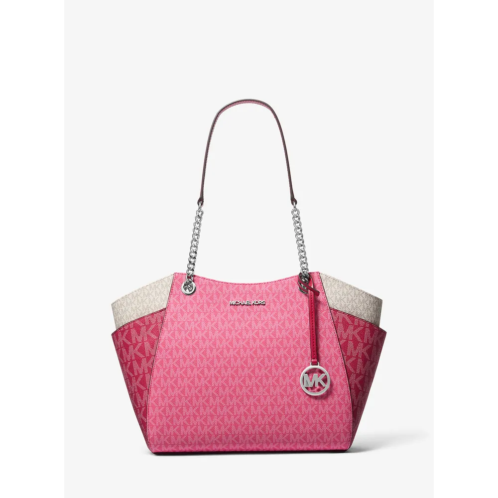 mk785370624_0_webp.webp Michael Kors Bolso con logo de la firma Jet Set | Dk Raspberry Multi
