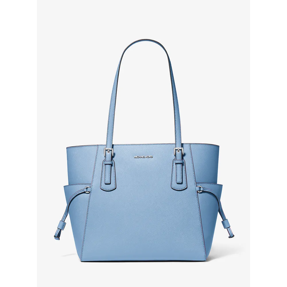 Michael Kors Bolso tote Voyager de piel saffiano | Cielo claro