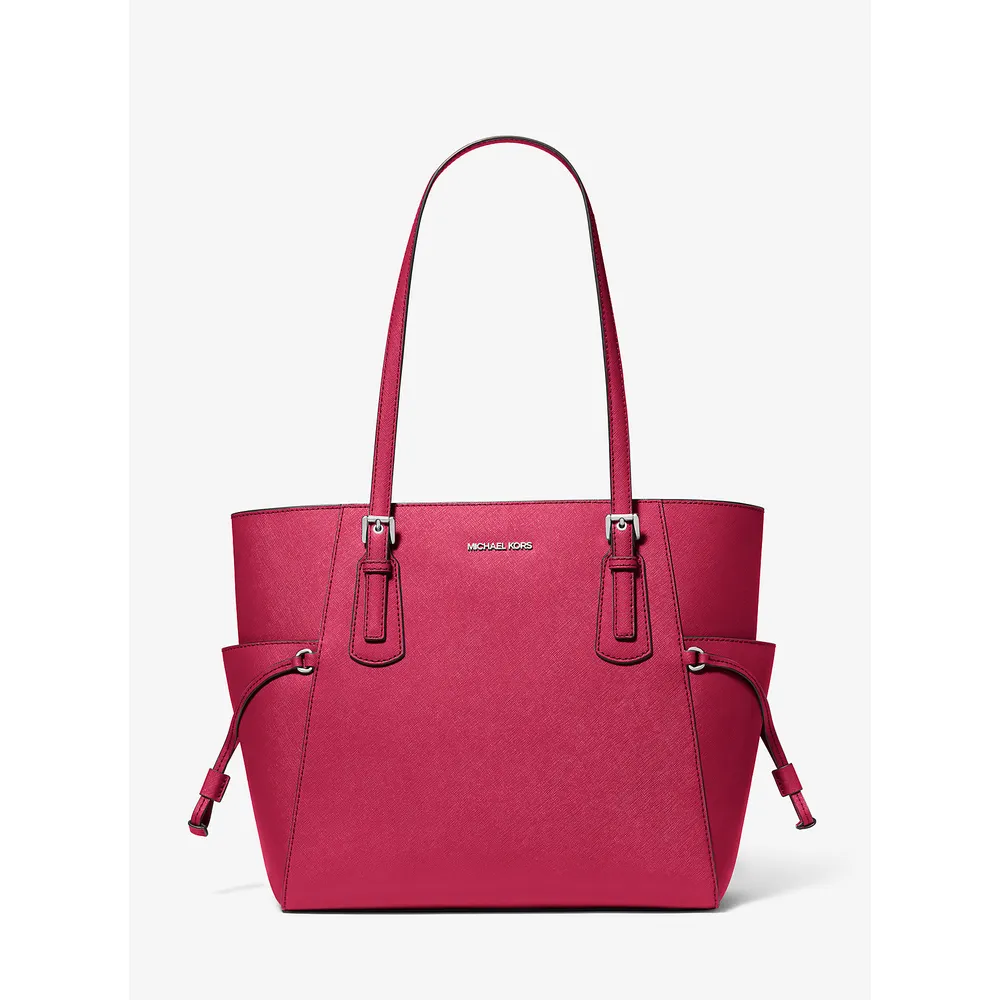 Michael Kors Bolso tote Voyager de piel saffiano | Dk Raspberry