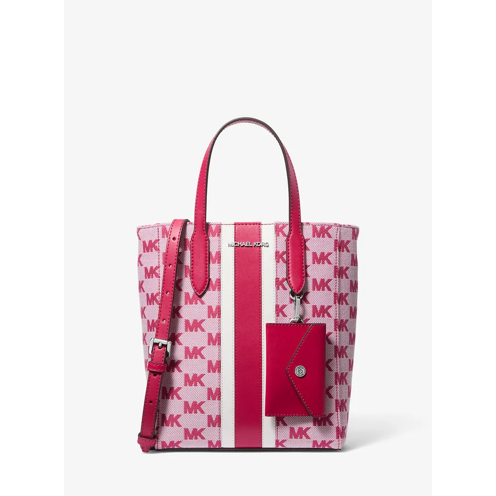 mk785370646_0_webp.webp Michael Kors Bolso tote Vincent´ con logo en jacquard | Dk Raspberry