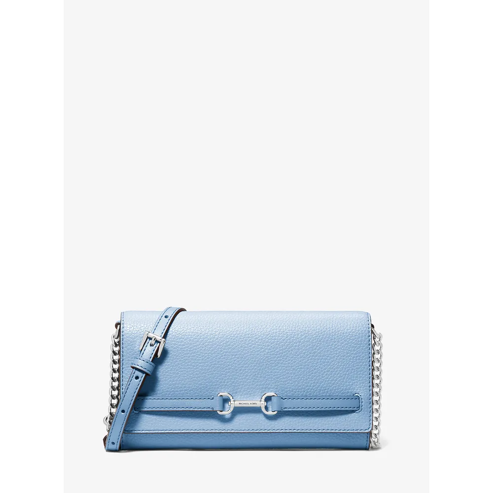 mk785370652_0_webp.webp Michael Kors Bolso bandolera piel granulada Carson | Cielo claro