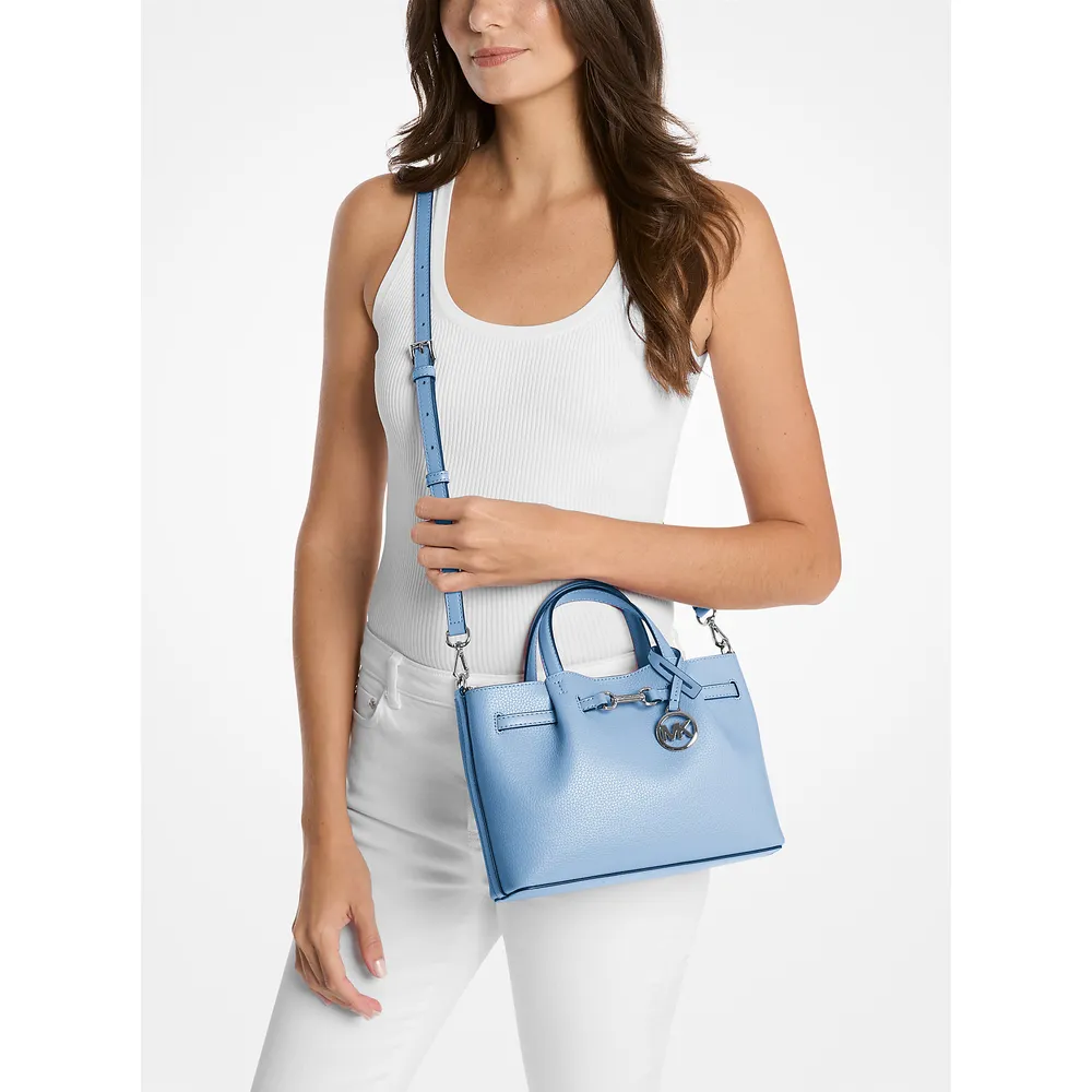 Michael Kors Bolso Carson de piel granulada | Cielo claro
