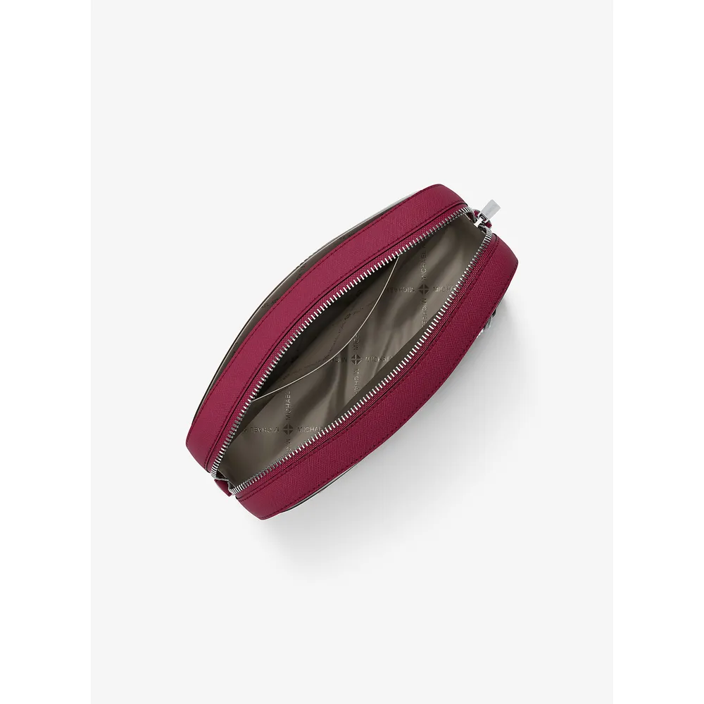 Michael Kors Bolso bandolera Jet Set de piel saffiano | Dk Raspberry