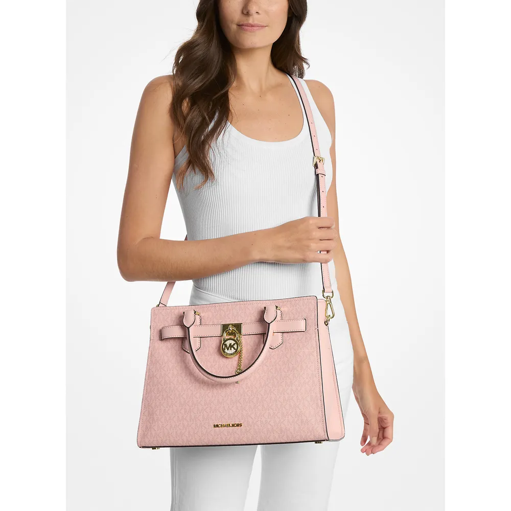 mk785370795_2_webp.webp Michael Kors Bolso satchel Bolso Hamilton | Powder Blush