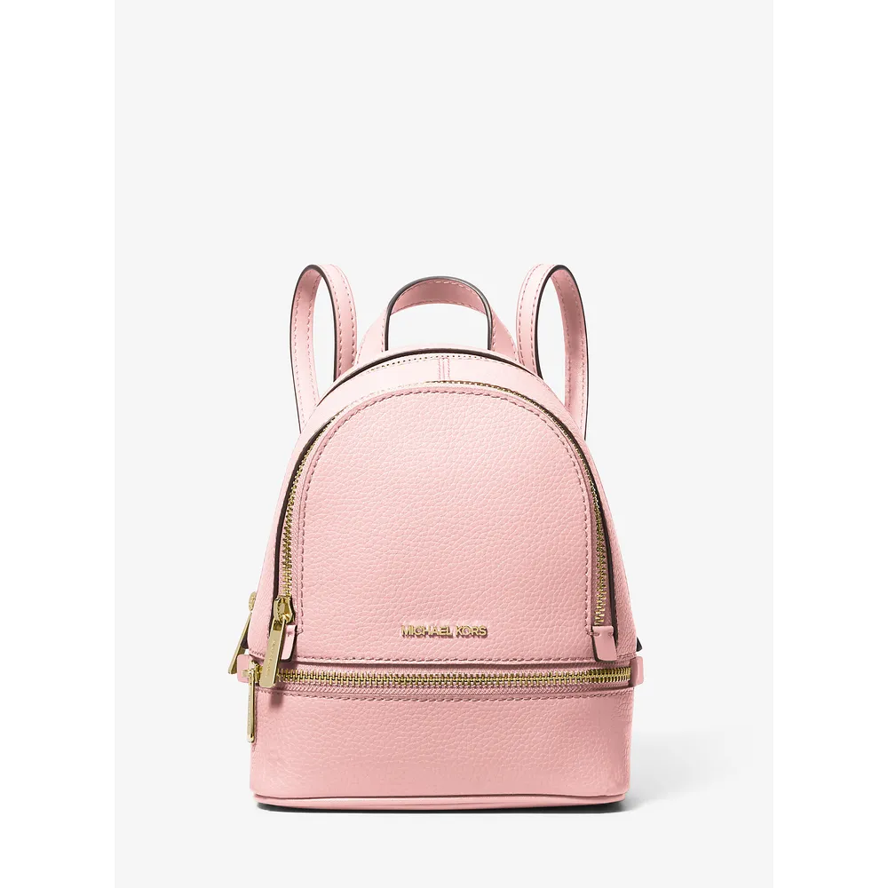 Michael Kors Mochila Rhea de piel granulada | Powder Blush