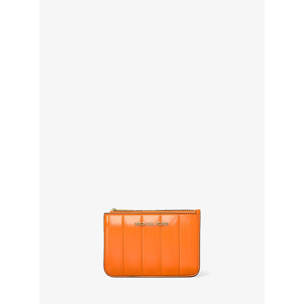 mk785370875_0_webp.webp Michael Kors Monedero de charol Jet Set | Pop Naranja