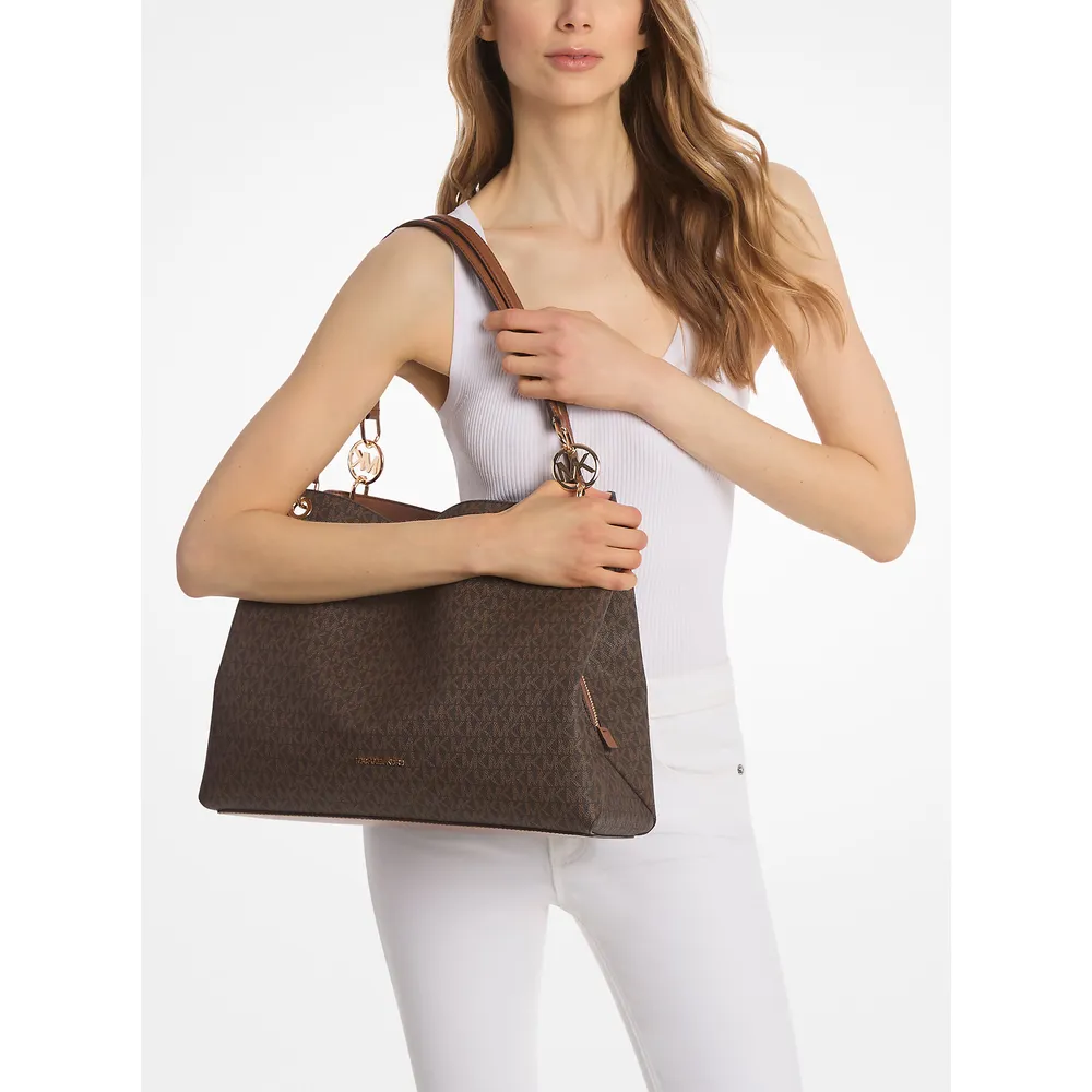 Michael Kors Bolso con logotipo de la firma Christina | Marrón