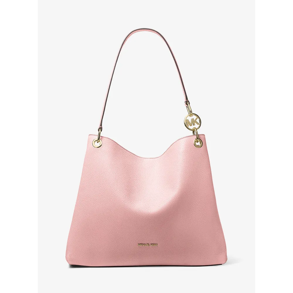 mk785371016_0_webp.webp Michael Kors Bolso de piel granulada Christina | Powder Blush