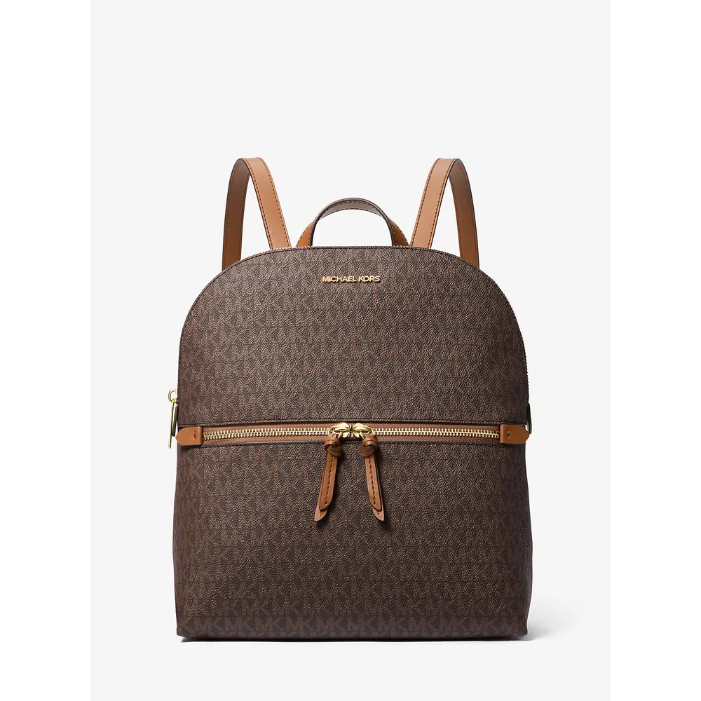 Michael Kors Mochila con el logotipo de la firma Dallas | Marrón