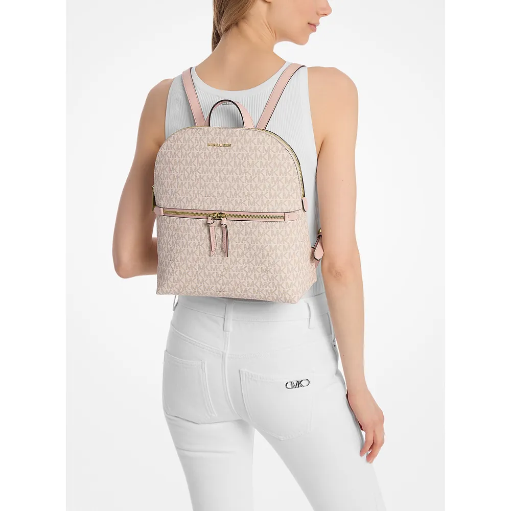 Michael Kors Mochila con el logotipo de la firma Dallas | Pwd Blsh Mlt