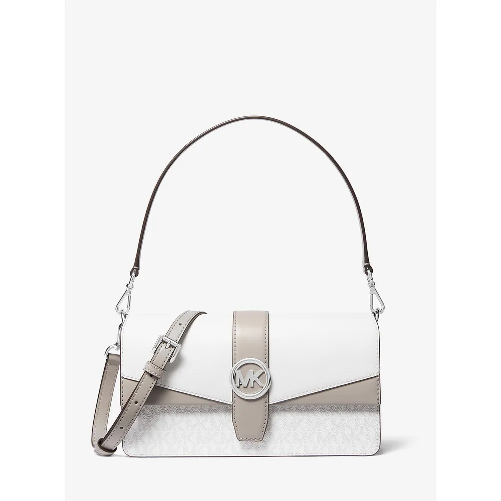 Michael Kors Bolso con logotipo de la firma Greenwich | Optic White