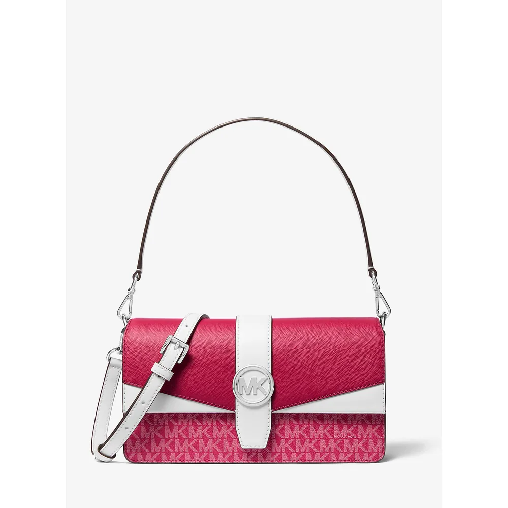 Michael Kors Bolso con logotipo de la firma Greenwich | Dk Raspberry Multi