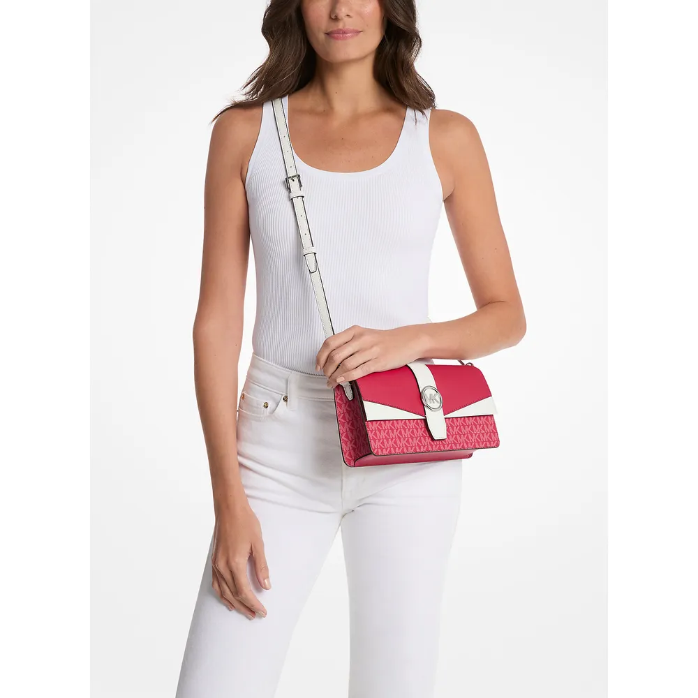 Michael Kors Bolso con logotipo de la firma Greenwich | Dk Raspberry Multi