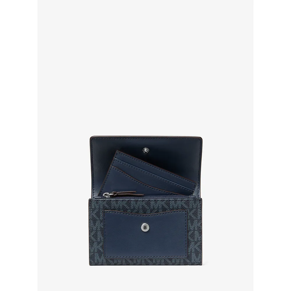 Michael Kors Cartera 2 en 1 con el logotipo de Jet Set Signature | Admiral