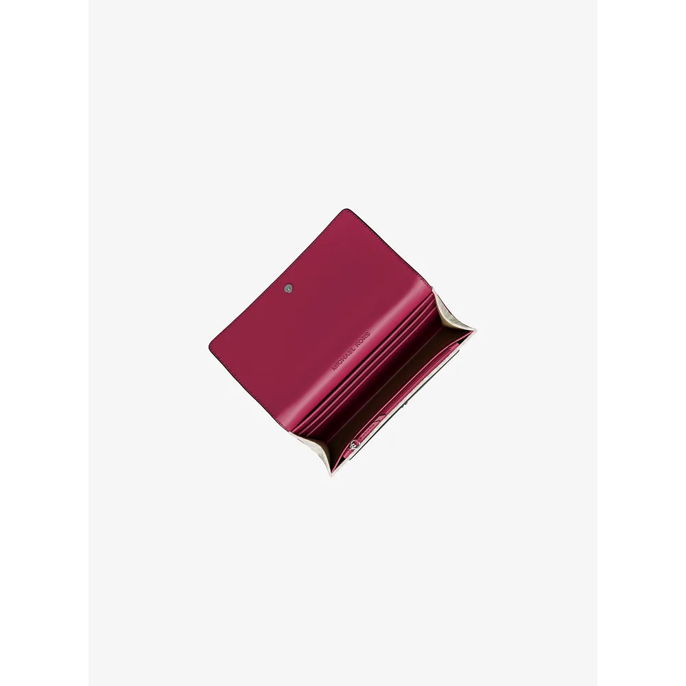 Michael Kors Cartera Jet' Set Signature | Dk Raspberry Multi