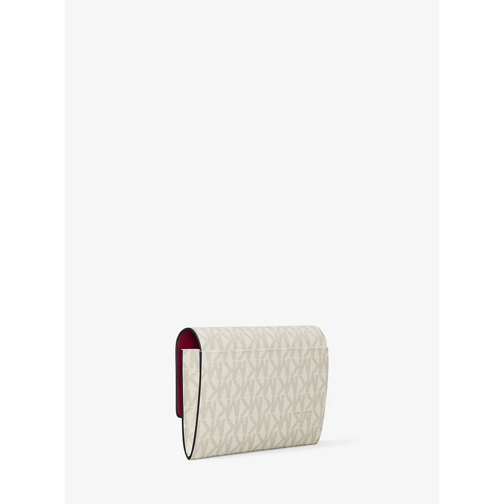 Michael Kors Cartera Jet' Set Signature | Dk Raspberry Multi
