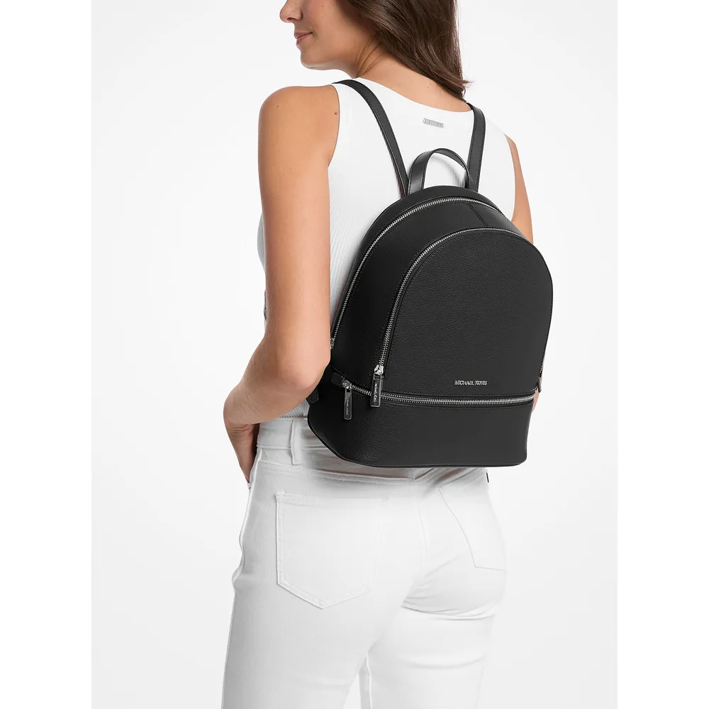 Michael Kors Mochila Rhea de piel granulada | Negro